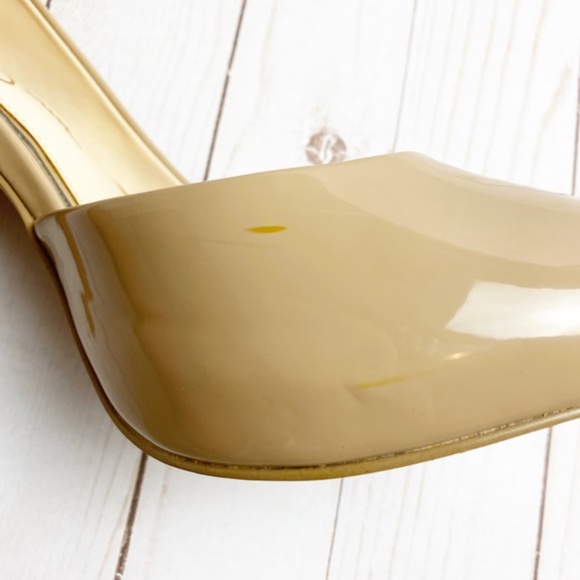 Jessica Simpson Nude Peep Toe Heel Pumps Size 10 - Picture 5 of 8